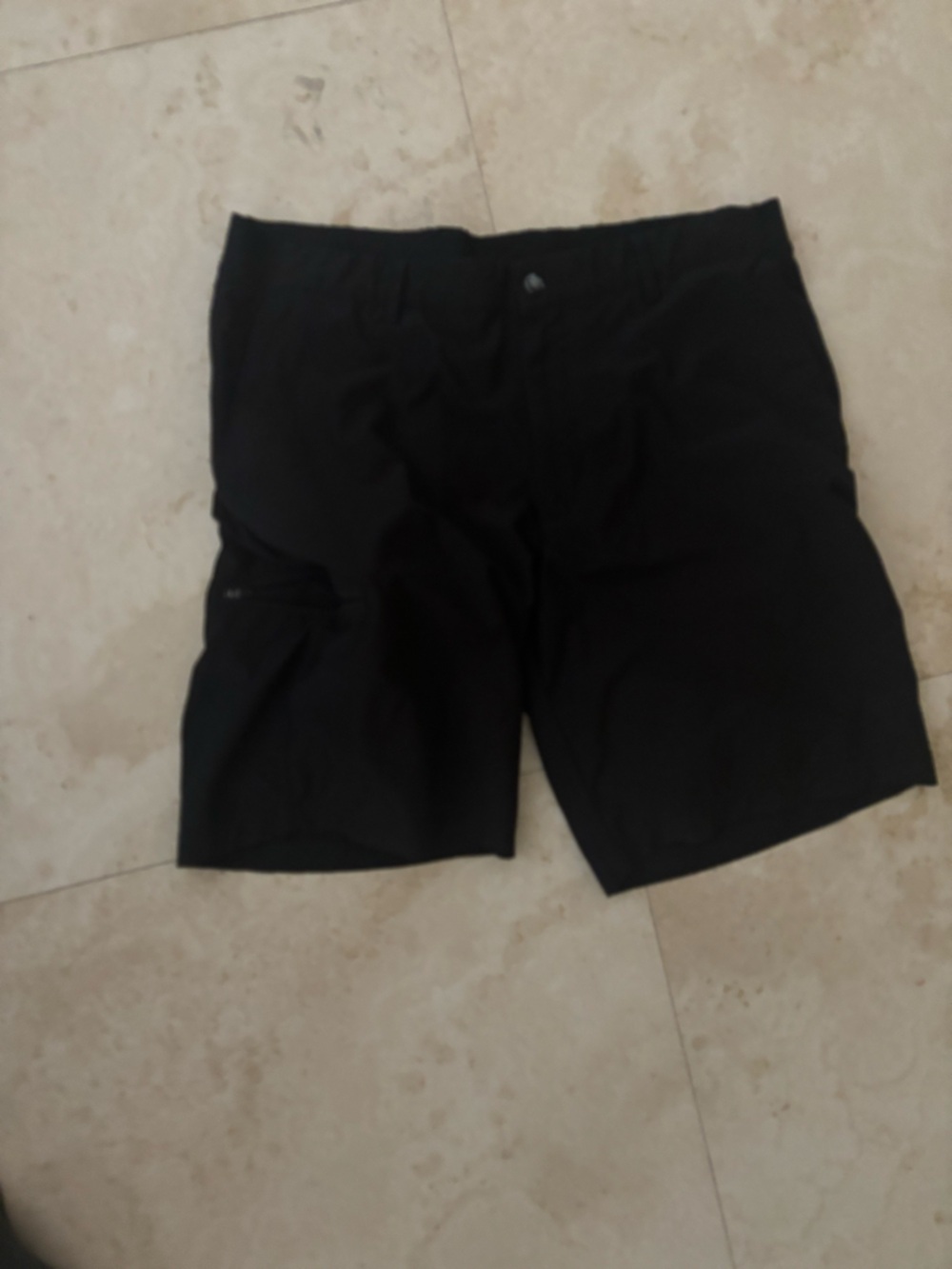 Men's Black Performance Shorts